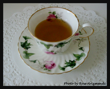 Herbal tea & tea cup set